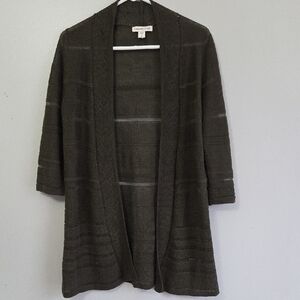 Coldwater Creek Women's Dark Green Cardigan